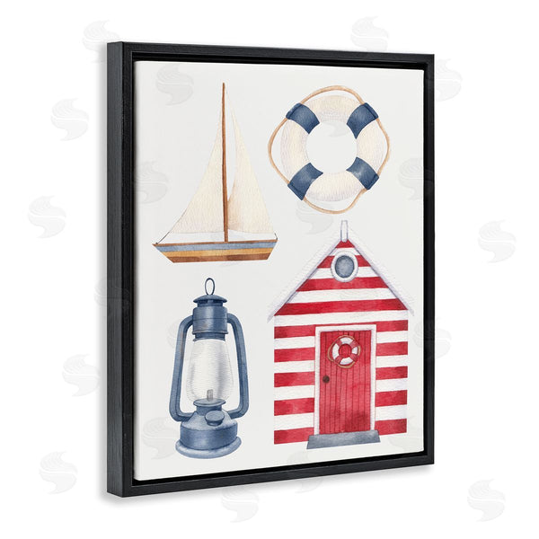 Stupell Industries Brooke Pajkurich | Maritime Beach Items Wall Art