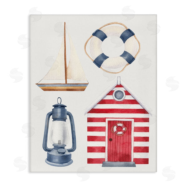 stupell industries Brooke Pajkurich | Maritime Beach Items Wall Art