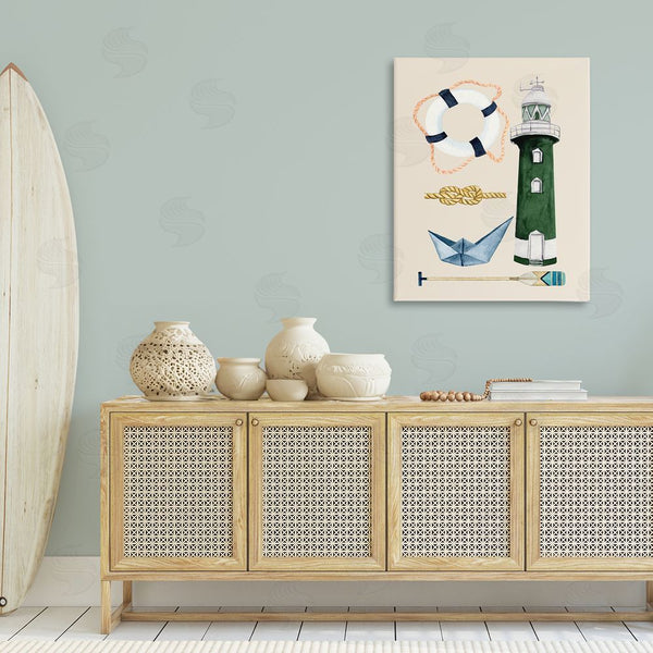 Stupell Industries Brooke Pajkurich | Maritime Nautical Items Wall Art