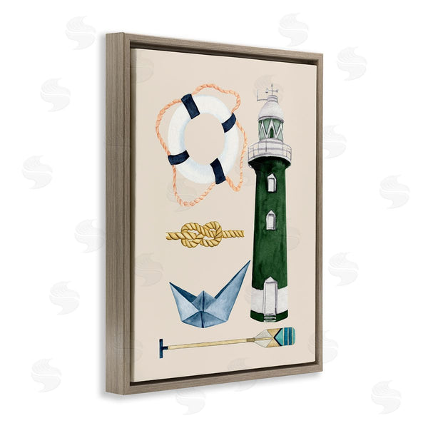 Stupell Industries Brooke Pajkurich | Maritime Nautical Items Wall Art