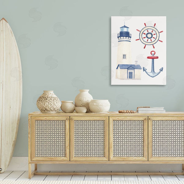 Stupell Industries Brooke Pajkurich | Nautical & Boating Gear Wall Art