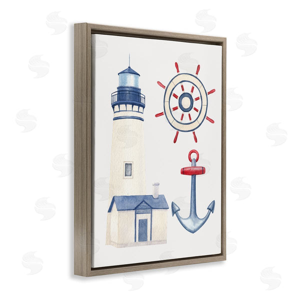 Stupell Industries Brooke Pajkurich | Nautical & Boating Gear Wall Art