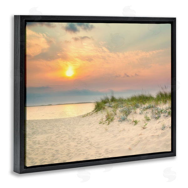 Stupell Industries Brooke T. Ryan | Rising Sun Seaside Beach Morning Wall Art