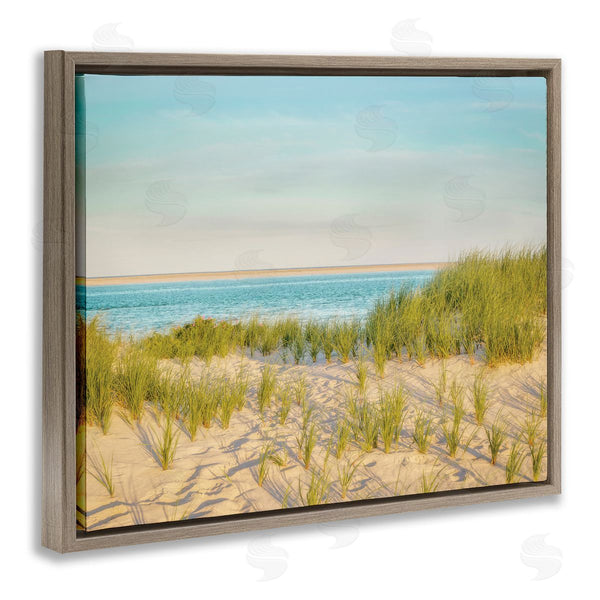 Stupell Industries Brooke T. Ryan | Tall Grass Sand Dunes Nautical Beach Landscape Wall Art
