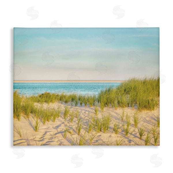 stupell industries Brooke T. Ryan | Tall Grass Sand Dunes Nautical Beach Landscape Wall Art