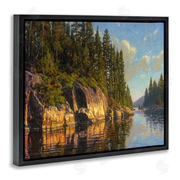 Stupell Industries Bruce Miller | Sunrise Reflective River Painting