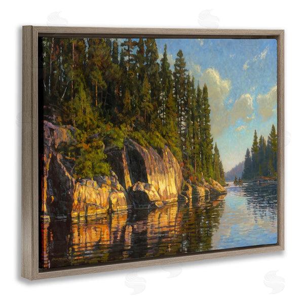 Stupell Industries Bruce Miller | Sunrise Reflective River Painting