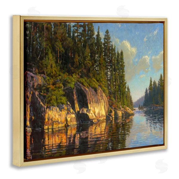 Stupell Industries Bruce Miller | Sunrise Reflective River Painting