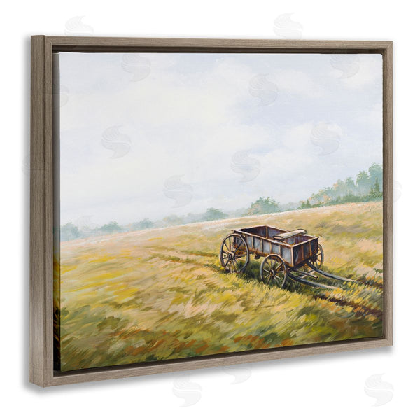 Stupell Industries Bruce Nawrocke | Wild West Wagon Cart Rural Hill Farm Scenery Wall Art