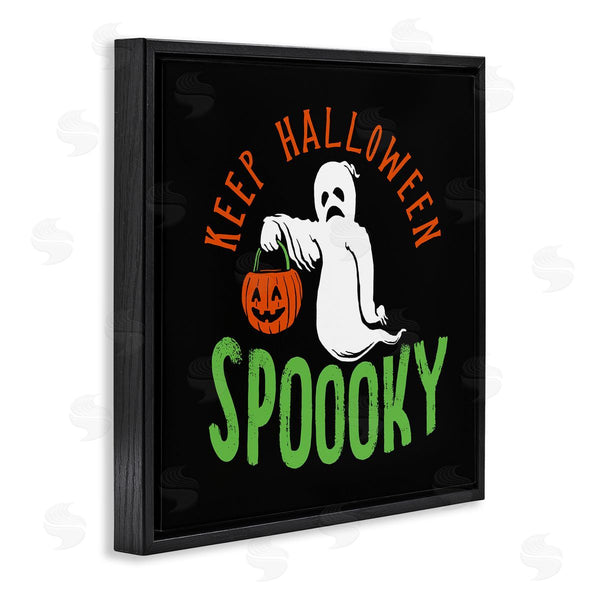 Stupell Industries Buck Wear | Keep Halloween Spooky Trick Or Treat Ghost Wall Art