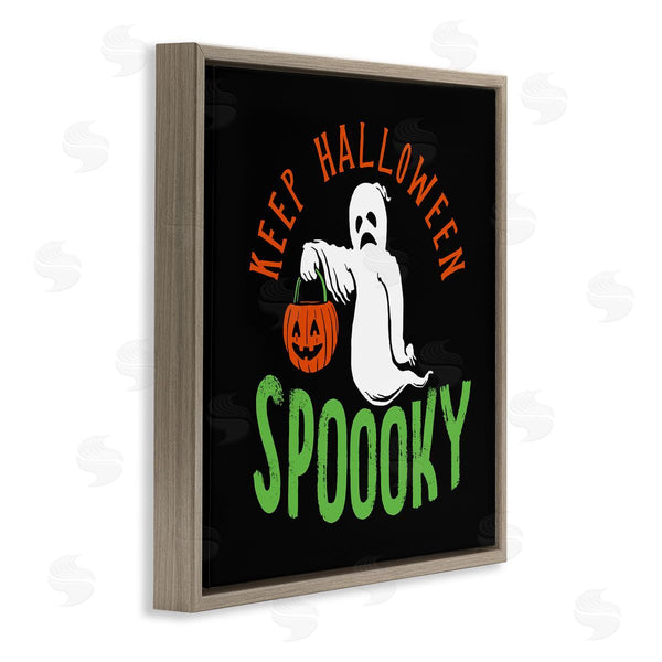 Stupell Industries Buck Wear | Keep Halloween Spooky Trick Or Treat Ghost Wall Art