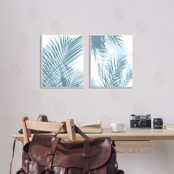 Stupell Industries C Brand Studios | Blue Ferns Abstract Light Designs Wall Art