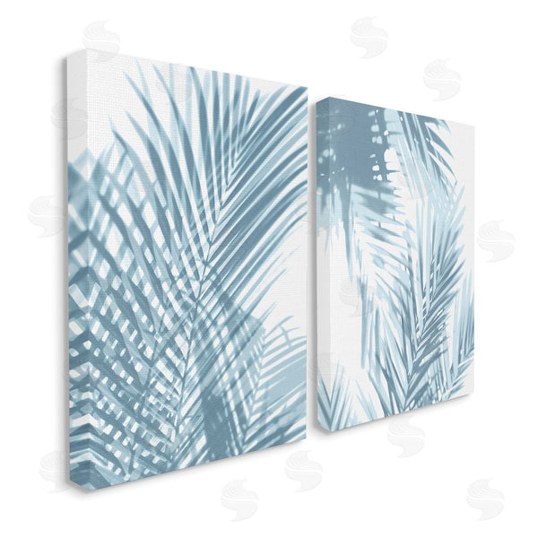 stupell industries C Brand Studios | Blue Ferns Abstract Light Designs Wall Art