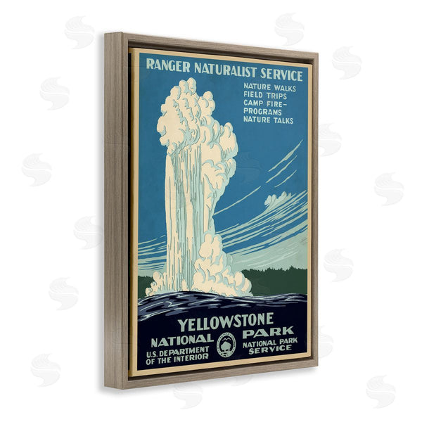 Stupell Industries C. Don (Chester) Powell | Vintage Yellowstone Poster