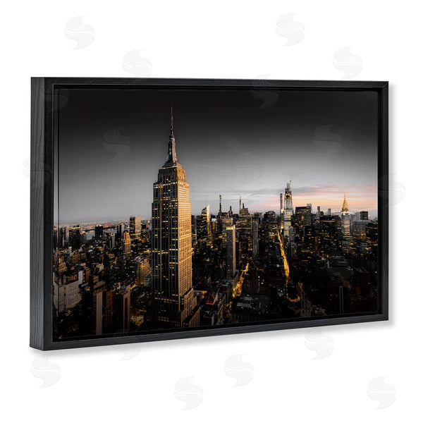 Stupell Industries CAD Designs | Aerial City Horizon Wall Art