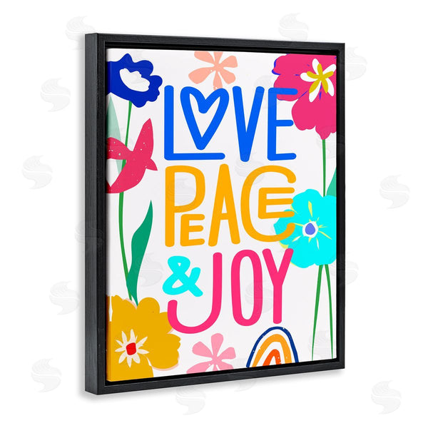 Stupell Industries CAD Designs | Bold Love Peace Joy Wall Art