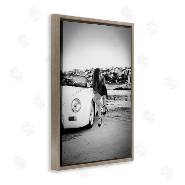 Stupell Industries CAD Designs | Chic Stylish Woman By Car