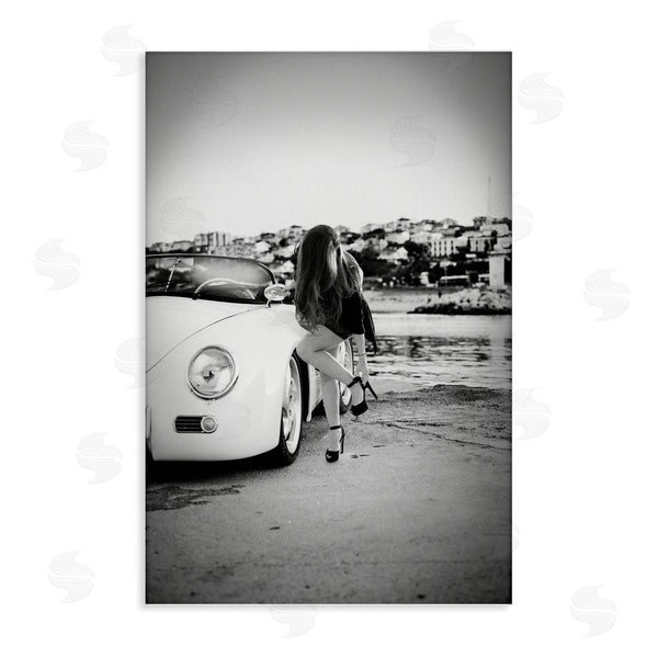 stupell industries CAD Designs | Chic Stylish Woman by Car