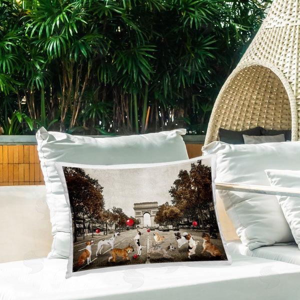 Stupell Industries CAD Designs | Dogs Playing Among Architecture