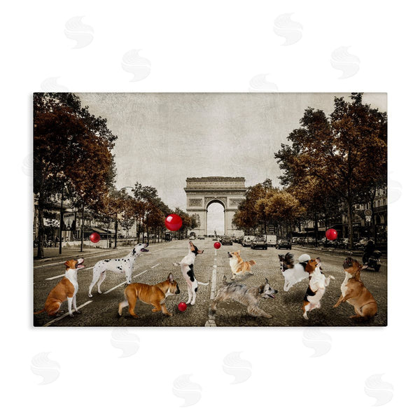 stupell industries CAD Designs | Dogs Playing Among Architecture