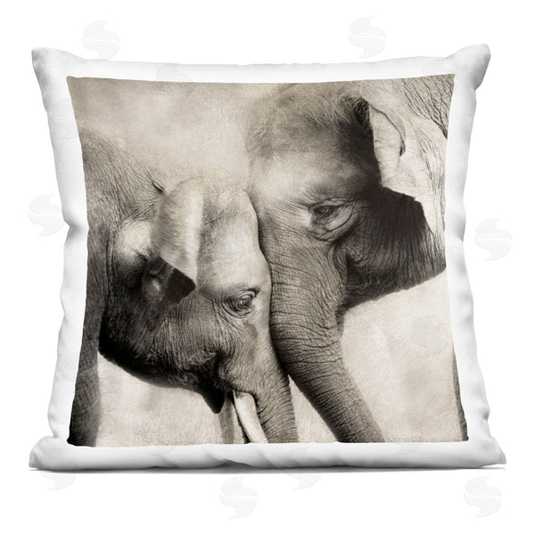 stupell industries CAD Designs | Elephant & Baby Hug Printed Throw Pillow