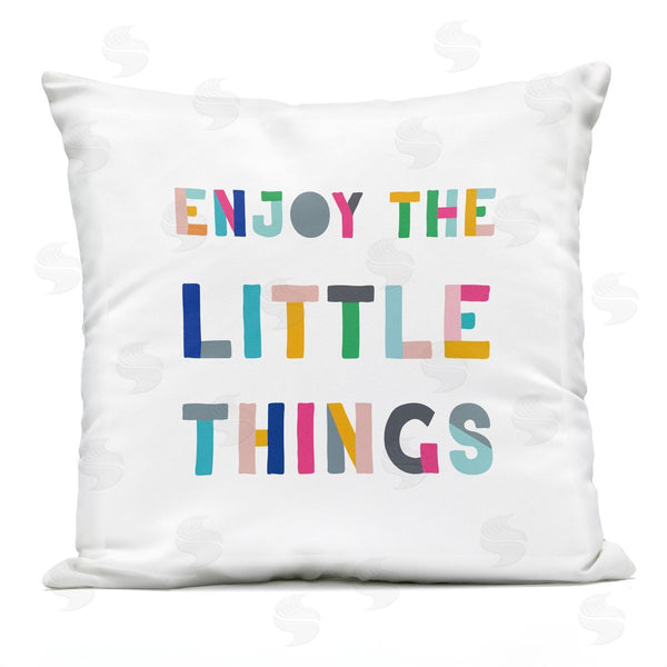 Stupell Industries CAD Designs | Enjoy Little Things Printed Throw Pillow