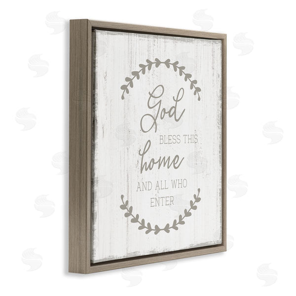 Stupell Industries CAD Designs | God Bless All Who Enter