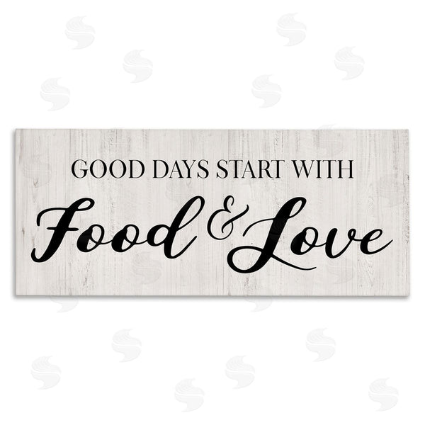 stupell industries CAD Designs | Good Days Start with Food Love Kitchen Sign Wall Art