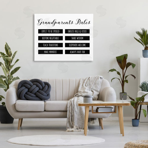 Stupell Industries CAD Designs | Grandparent's Rules Modern List