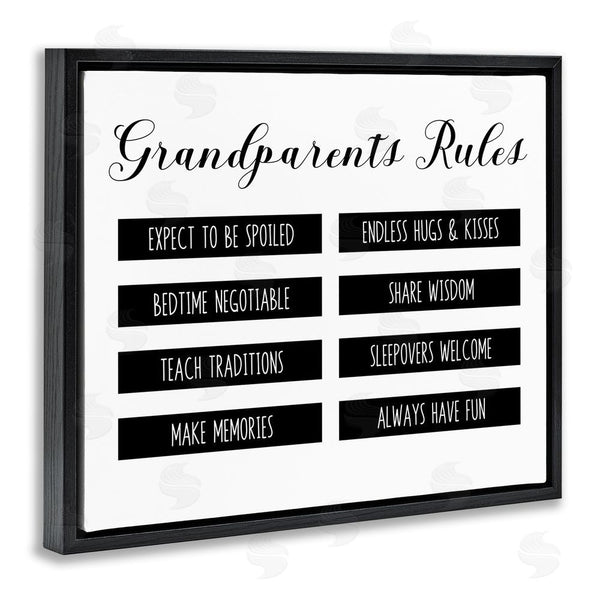 Stupell Industries CAD Designs | Grandparent's Rules Modern List
