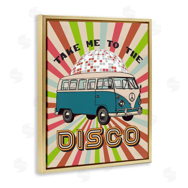 Stupell Industries CAD Designs | Groovy Disco Van Phrase