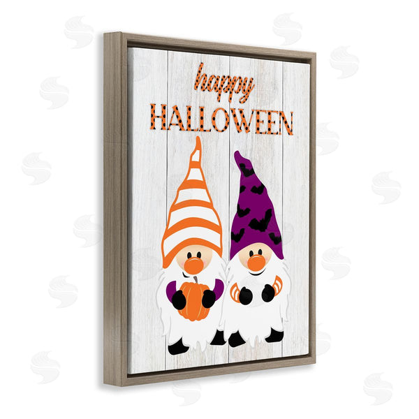 Stupell Industries CAD Designs | Happy Halloween Seasonal Gnomes Wall Art