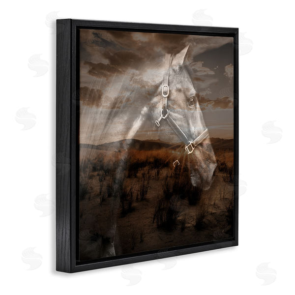 Stupell Industries CAD Designs | Horse Over Nature Visage