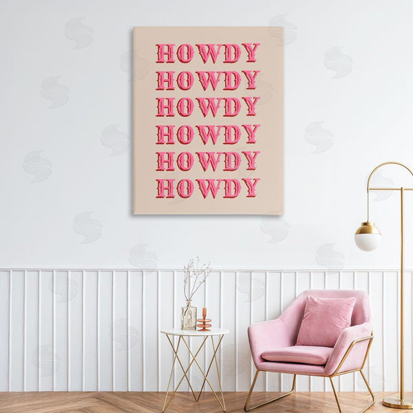 Stupell Industries CAD Designs | Howdy Pink Typography