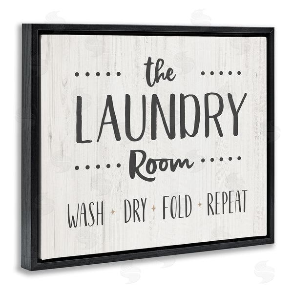 Stupell Industries CAD Designs | Laundry Room Wash Dry Fold Repeat Wall Art