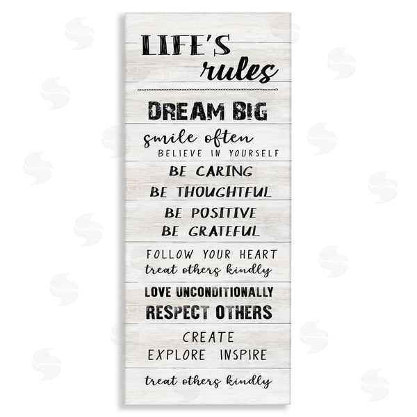 stupell industries CAD Designs | Life's Rules Listed Positivity
