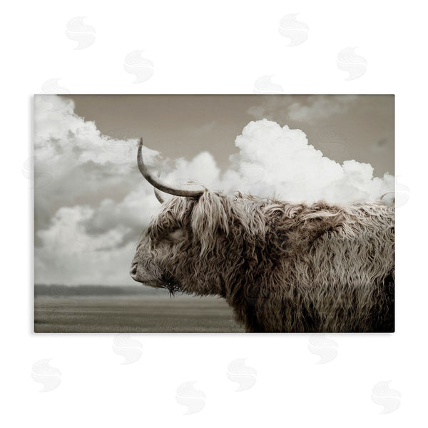 stupell industries CAD Designs | Longhorn Cattle & Clouds View