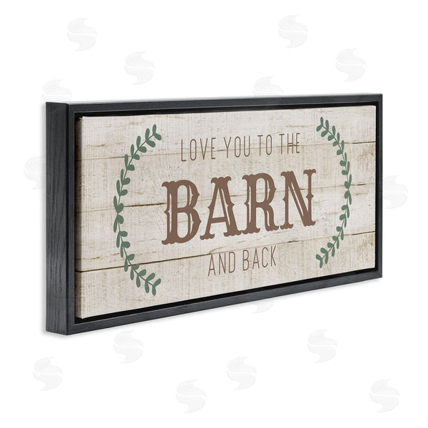 Stupell Industries CAD Designs | Love You Barn & Back Wall Art