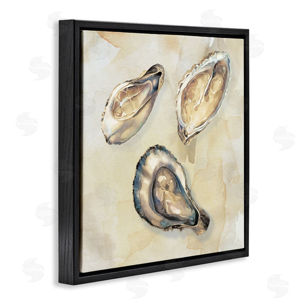 Stupell Industries CAD Designs | Oyster Trio On Beige
