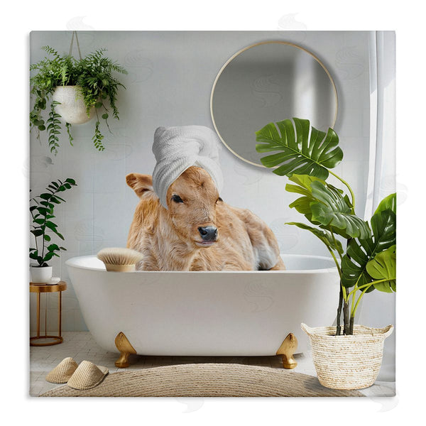 stupell industries CAD Designs | Pampered Cow in Bath