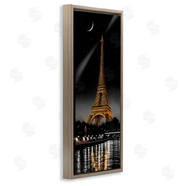 Stupell Industries CAD Designs | Parisian Tower With Crescent Moon
