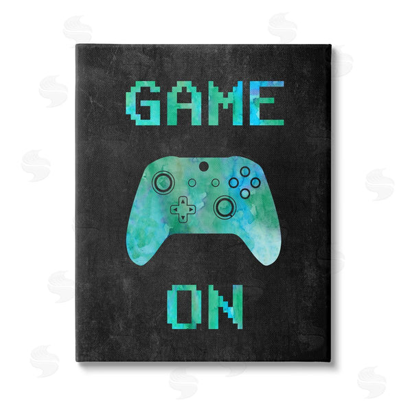 stupell industries CAD Designs | Pixel Game On Controller Wall Art