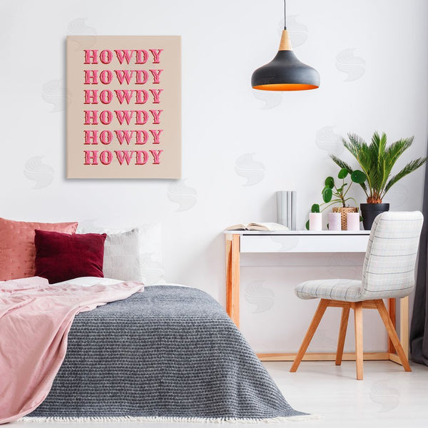 Stupell Industries CAD Designs | Repeating Western Howdy Wall Art