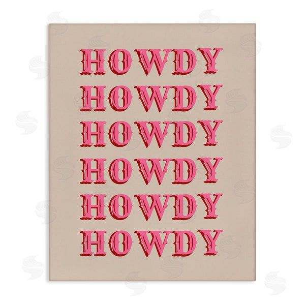 stupell industries CAD Designs | Repeating Western Howdy Wall Art