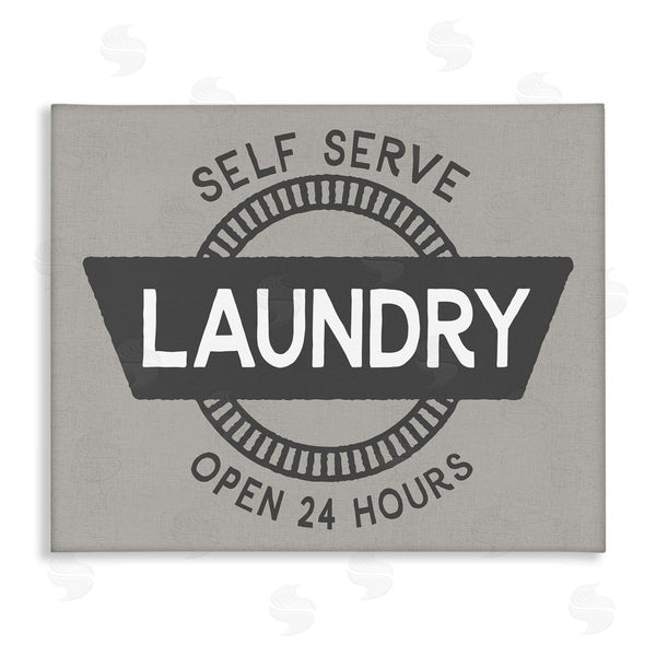 Stupell Industries CAD Designs | Retro Self Serve Laundry Wall Art