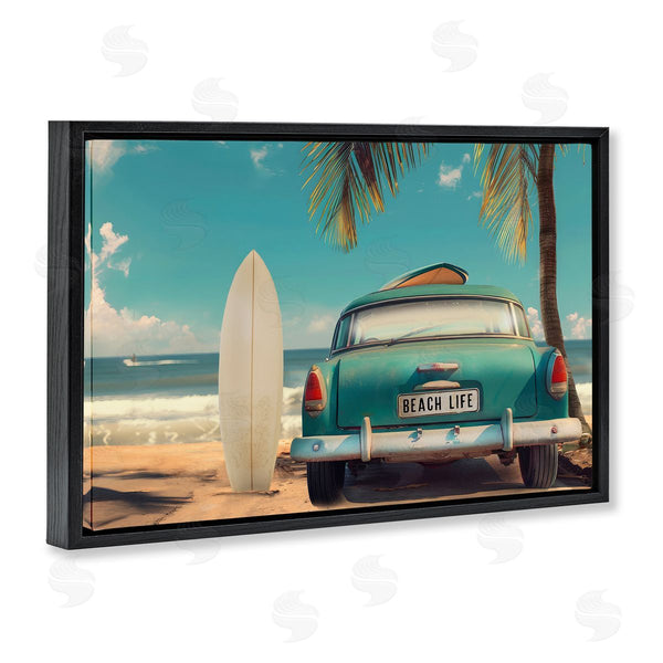Stupell Industries CAD Designs | Summer Beach Life License Plate