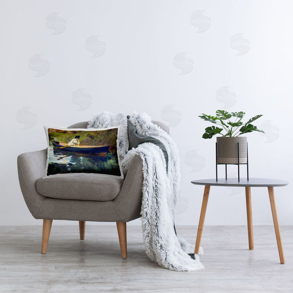 Stupell Industries CAD Designs | Thoughtful Woman On Canoe