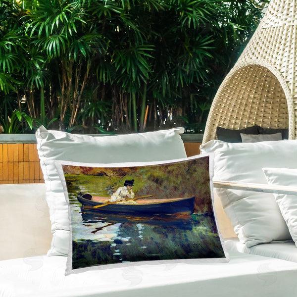 Stupell Industries CAD Designs | Thoughtful Woman On Canoe