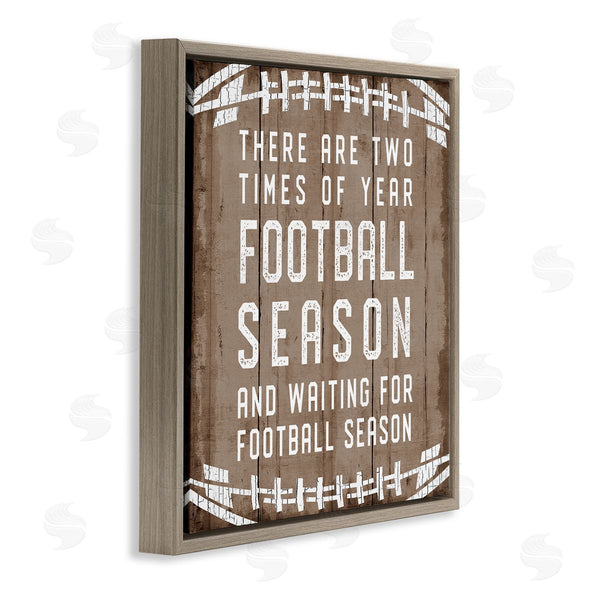 Stupell Industries CAD Designs | Time Of Year Football Season