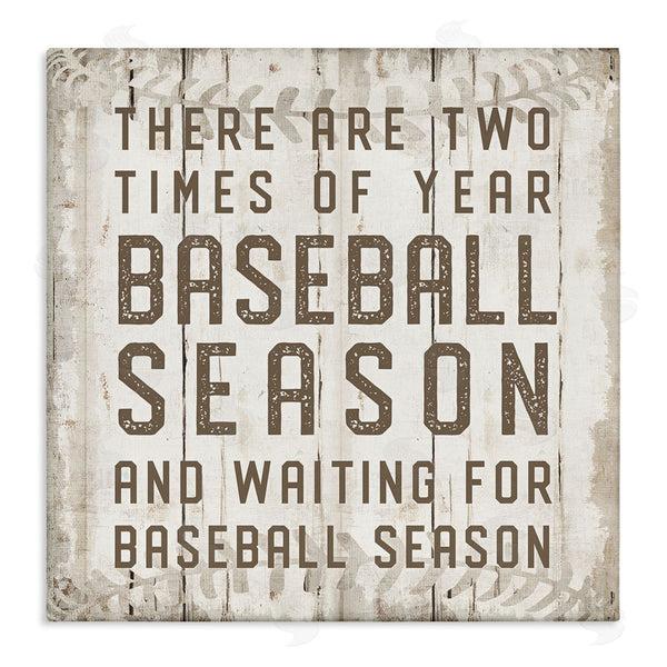 stupell industries CAD Designs | Two Times Of Year Baseball Season Rustic Sports Wall Art
